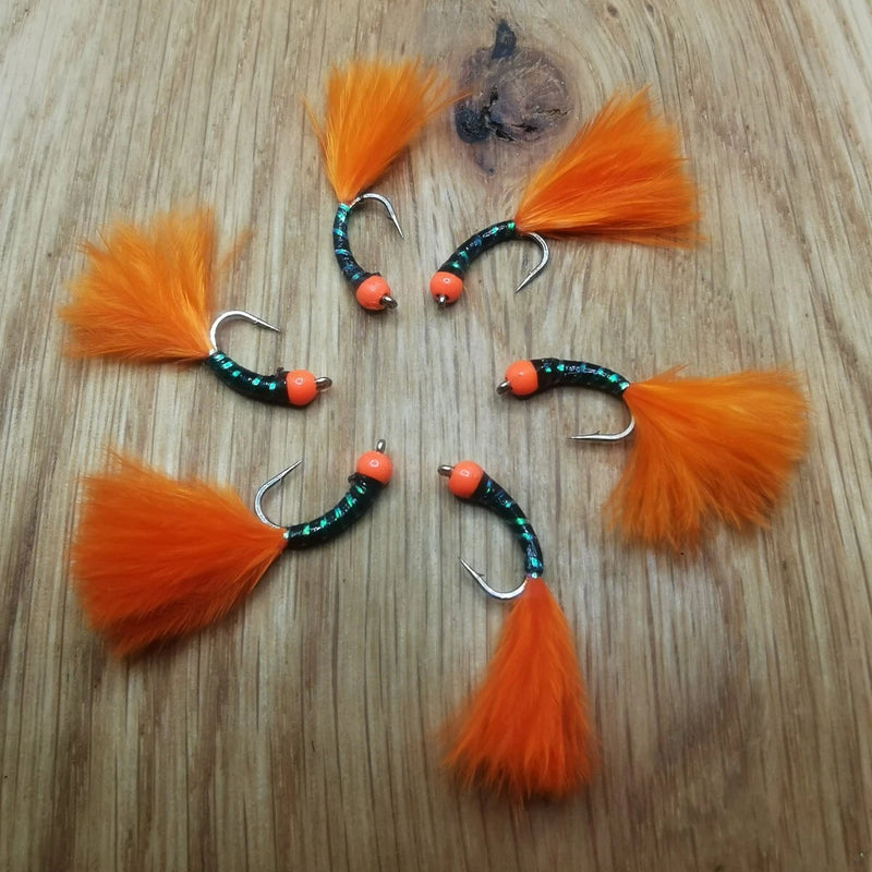 6 Halloween Stalking Bug Fly Fishing Trout Lures Trout Flies Size 10 Flies
