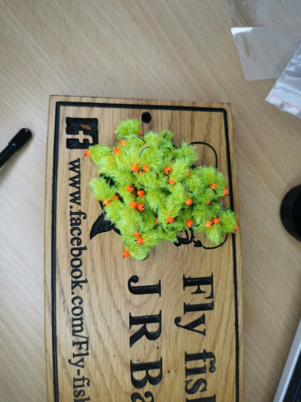 6 Damsel Olive Eggstacy Blob. Fly Fishing trout fly lure barbless size 10