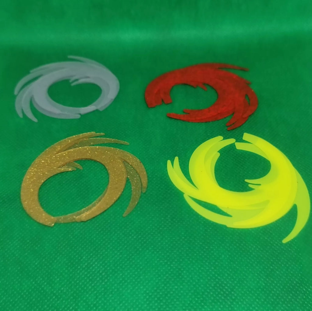 Dragon Wiggle Tails Thick Silicone Pike Fly Fishing  pike flies fly tying 12pcs