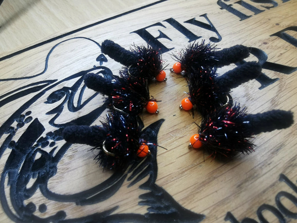 Dennis the Menace Mop Flies Size 10 (Set of 6) Fly Fishing Flies