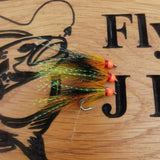 Salmon Flies Single Hook Bead Head Size 8. Set Of 3