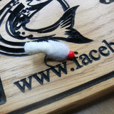 WHITE WOTSIT/MOP FLY HOT HEAD EGGSTACY SIZE 10 BARBLESS