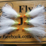 Techno Dancer Size 10 (Set of 6)  Fly Fishing Flies Fry Wet