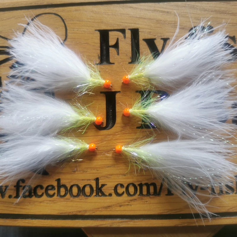 Techno Dancer Size 10 (Set of 6)  Fly Fishing Flies Fry Wet