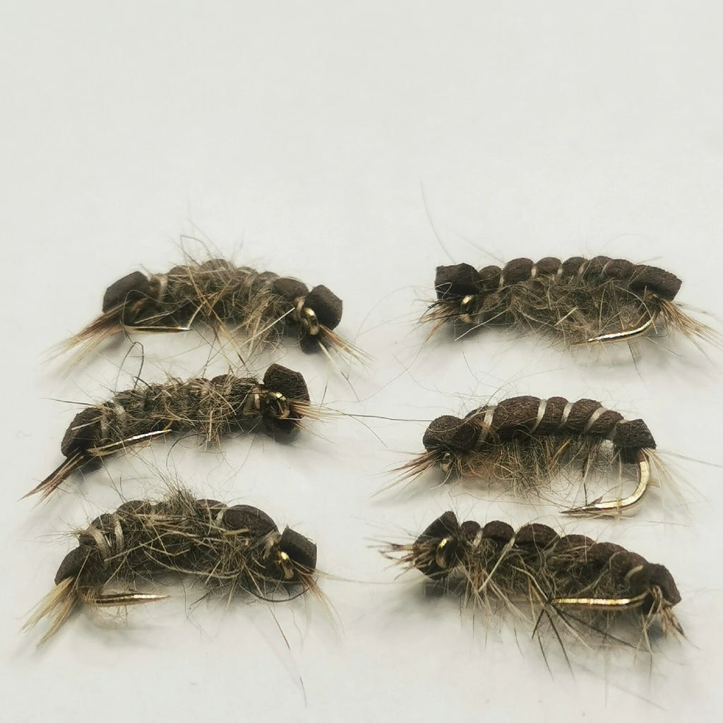 18 Killer Shrimps Flies size 12 Hooks Large Reservoir Shrimp Flies (3 STYLES)