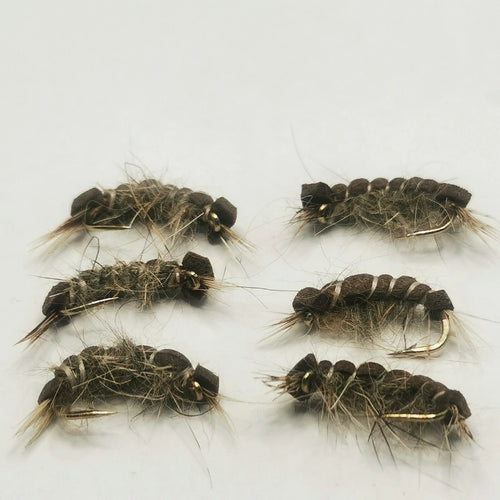 18 Killer Shrimps Flies size 12 Hooks Large Reservoir Shrimp Flies (3 STYLES)