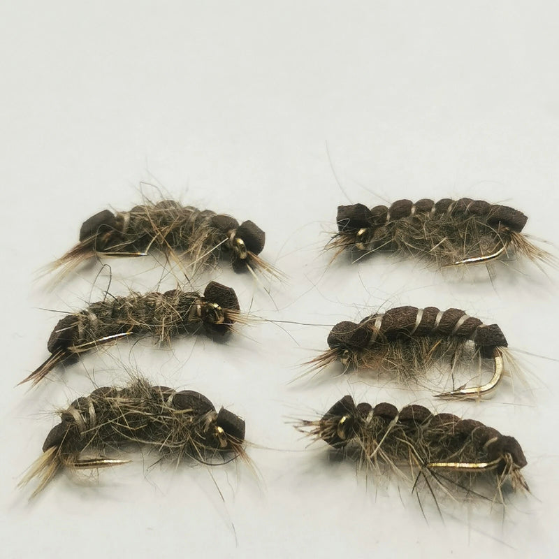 18 Killer Shrimps Flies size 12 Hooks Large Reservoir Shrimp Flies (3 STYLES)