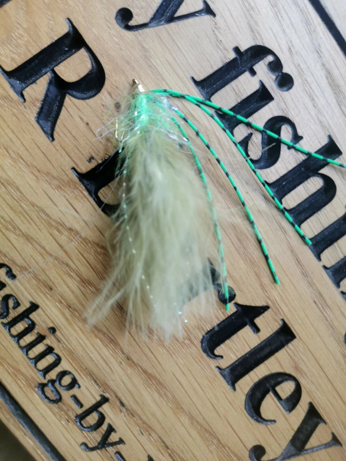 Olive Flexi Cat TROUT FLY LURE SIZE 10 set of 6 trout fly lure