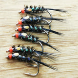 Hot Head Diawl Bach  size 12 (Set of 6) Fly Fishing Flies