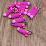 Percy Pecker Trout Fly Size 8 Bung Fly Fishing Pink Set Of 6