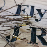 Apps Blood Worm Brown Trout Fly - size 10 set of 6