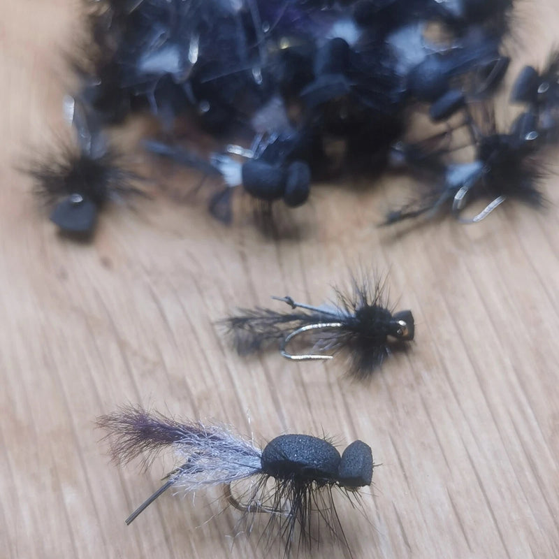 6 x HAWTHORN FOAM DRY TROUT FLIES Size 12