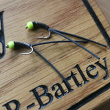 6 x VIVA FLEXI-FLOSS STALKING BUG ,LURES,TROUT FLIES, BUZZERS SIZE 12