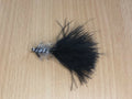 Black and Silver Humongous trout fly fly fishing fry bashing lure size 10