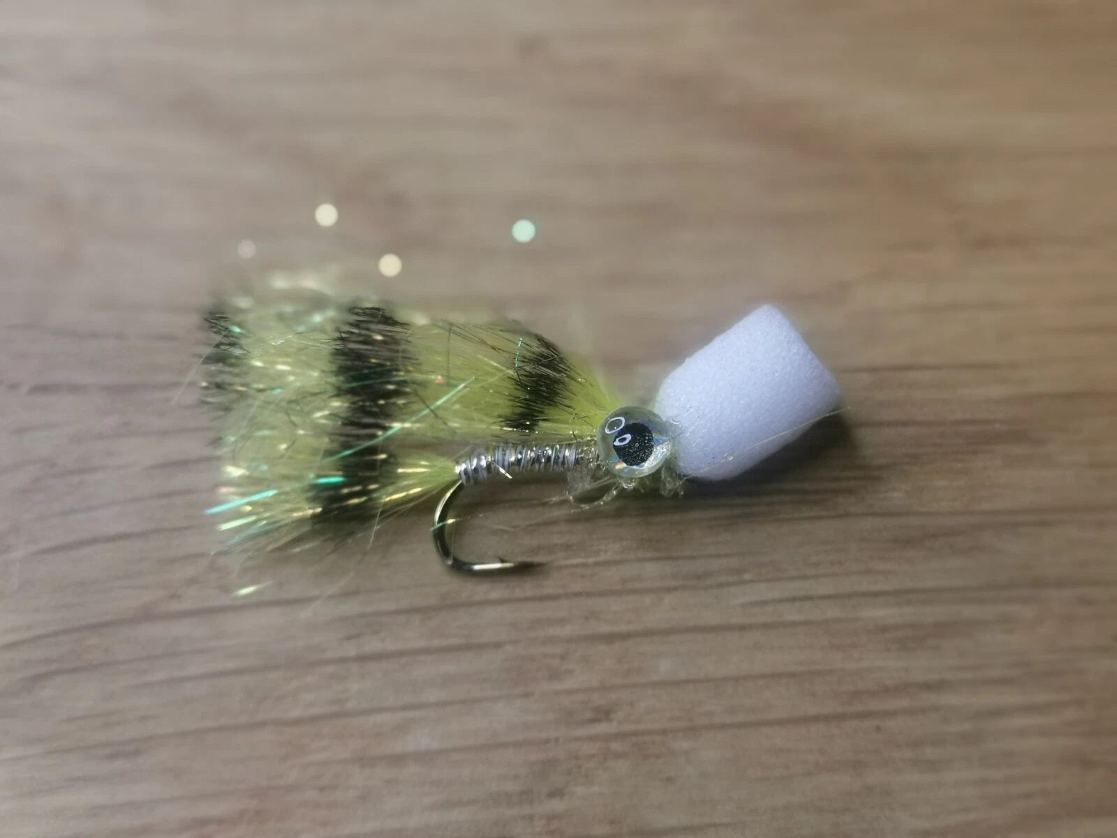 6  Yellow Perch Popper Fry Trout Flies Fly Fishing Trout Fly Size 10