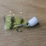 6  Yellow Perch Popper Fry Trout Flies Fly Fishing Trout Fly Size 10