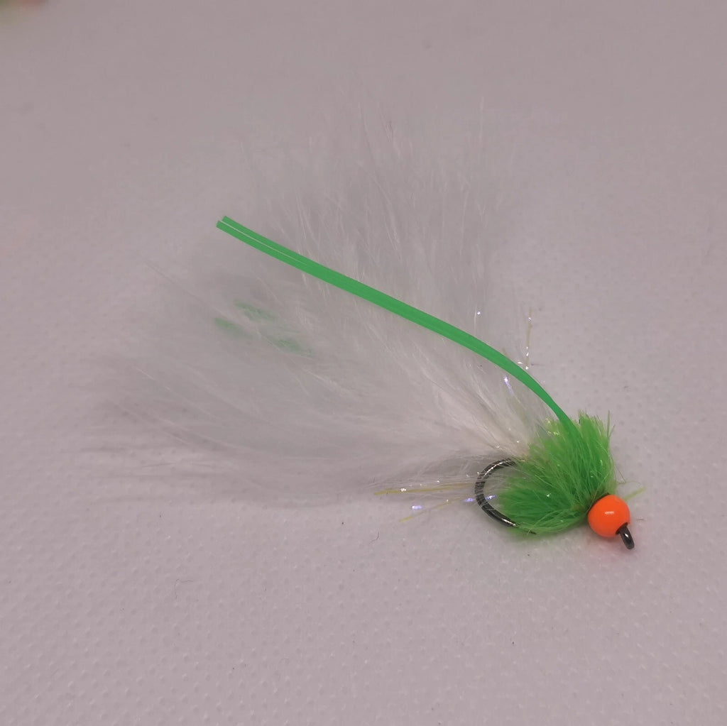 Cats Whisker Tadpole Lure Size 10 Barbless Hook Hot Head