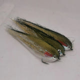 3 Large Pike /Perch/ Predatory Fly Lures Size 1 Hook Set of 3