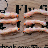 6 Fruit Salad Eggstacy Worms.Fly Fishing trout fly lure barbless