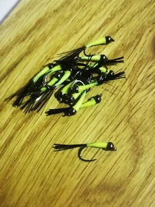 6 Viva Themed flash tail stalking bugs barbless Size 10