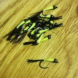 6 Viva Themed flash tail stalking bugs barbless Size 10