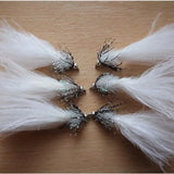 White Tadpole Trout Fly Lure cats whisker size 10