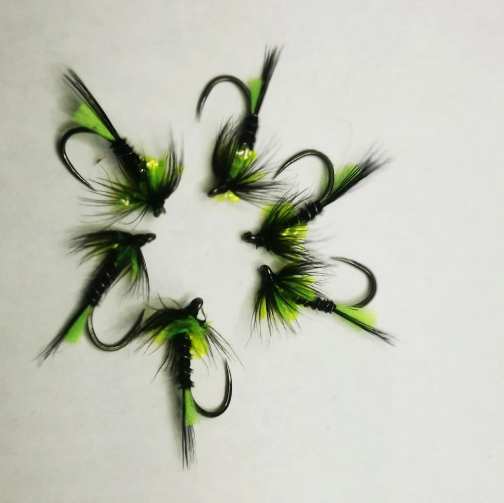 Viva Cruncher trout fly / nymph - size 12 set of 6 Barbless