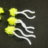 6 X Gin and Tonic Squirmy Worm Blob Size 10 Barbless  Hot Head Trout Flies.
