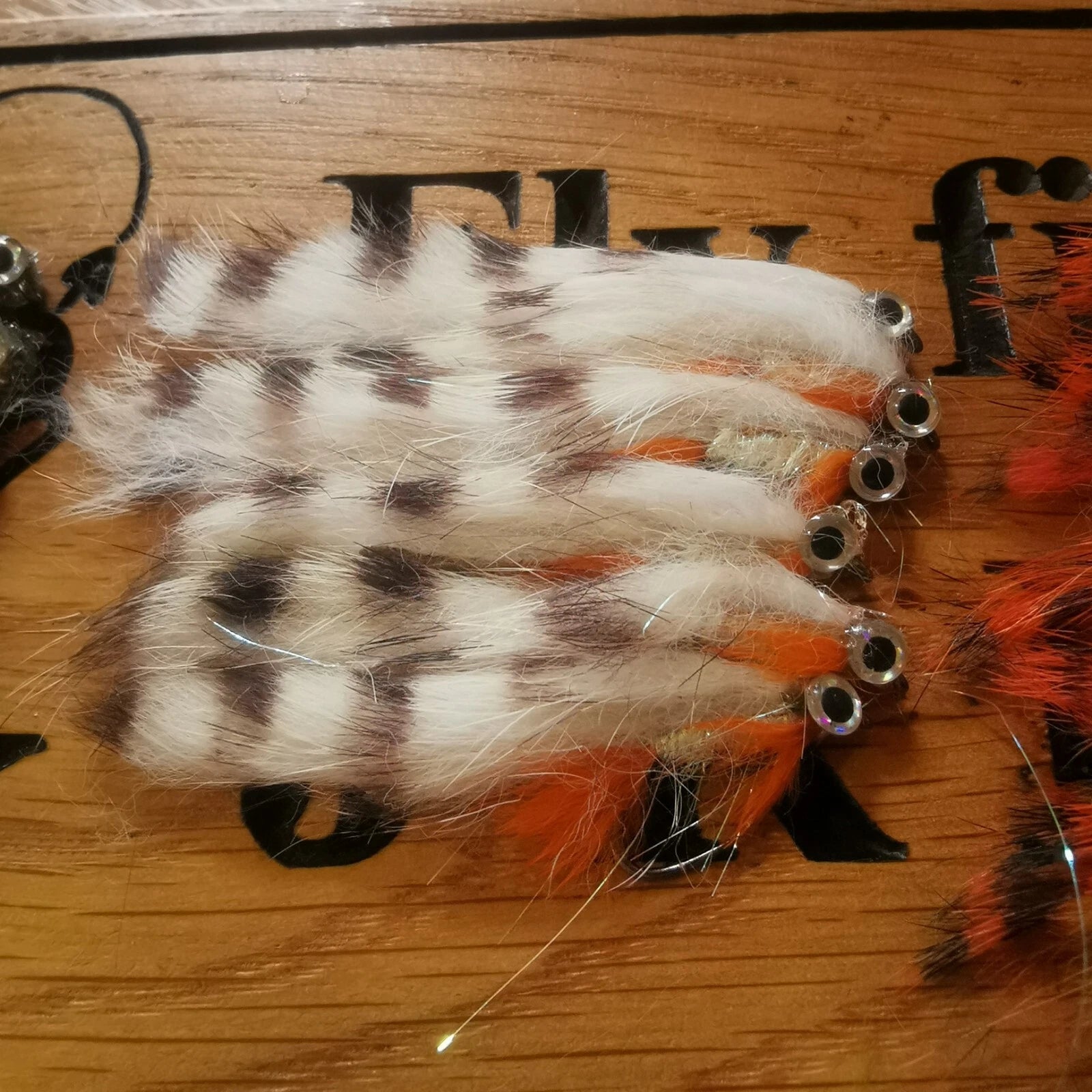 Zonker Trout Flies x 18 - size 8 Barbless