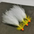 Hot head Yellow Dancer Size 10 (Set of 6)  Fly Fishing Flies Fry Wet