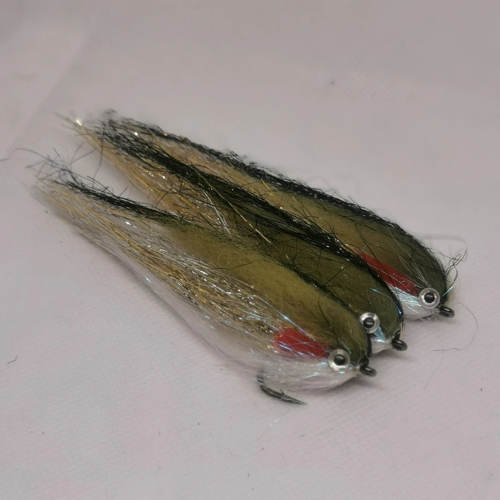 3 Large Pike /Perch/ Predatory Fly Lures Size 1 Hook Set of 3