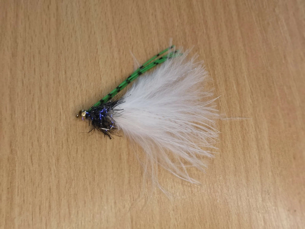 Flexi Cat Black and White TROUT FLY LURE SIZE 10