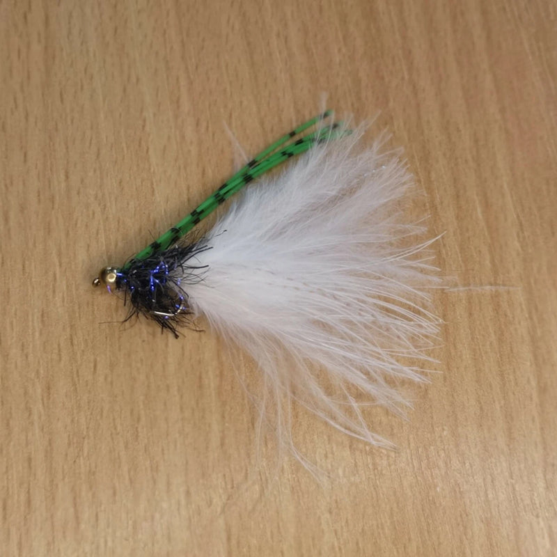 Flexi Cat Black and White TROUT FLY LURE SIZE 10