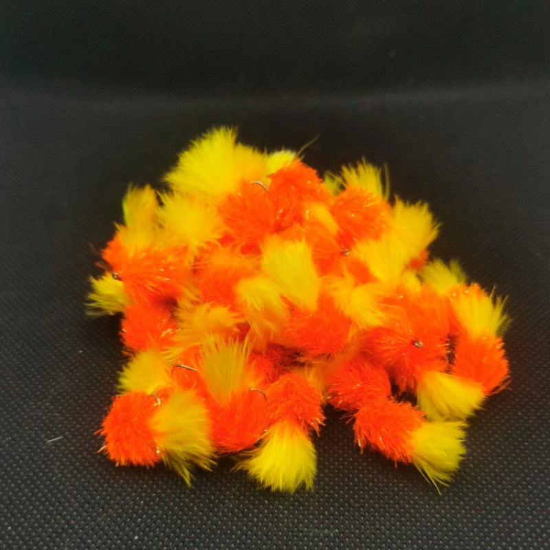 Solar Flare Blob set of 6 size 10 trout fly Fishing