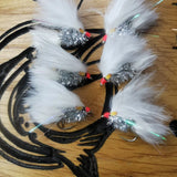 Micro Humongous trout fly fishing fry bashing lure size 12 Barbed set of 12