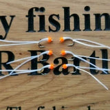 6 x OKEY DOKEY FLEXI-FLOSS STALKING BUG ,LURES,TROUT FLIES, BUZZERS SIZE 12