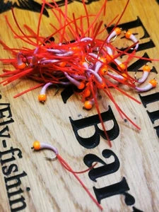 6 JACK FROST FLEXI-FLOSS STALKING BUG ,LURES,TROUT FLIES, BUZZERS SIZE 12